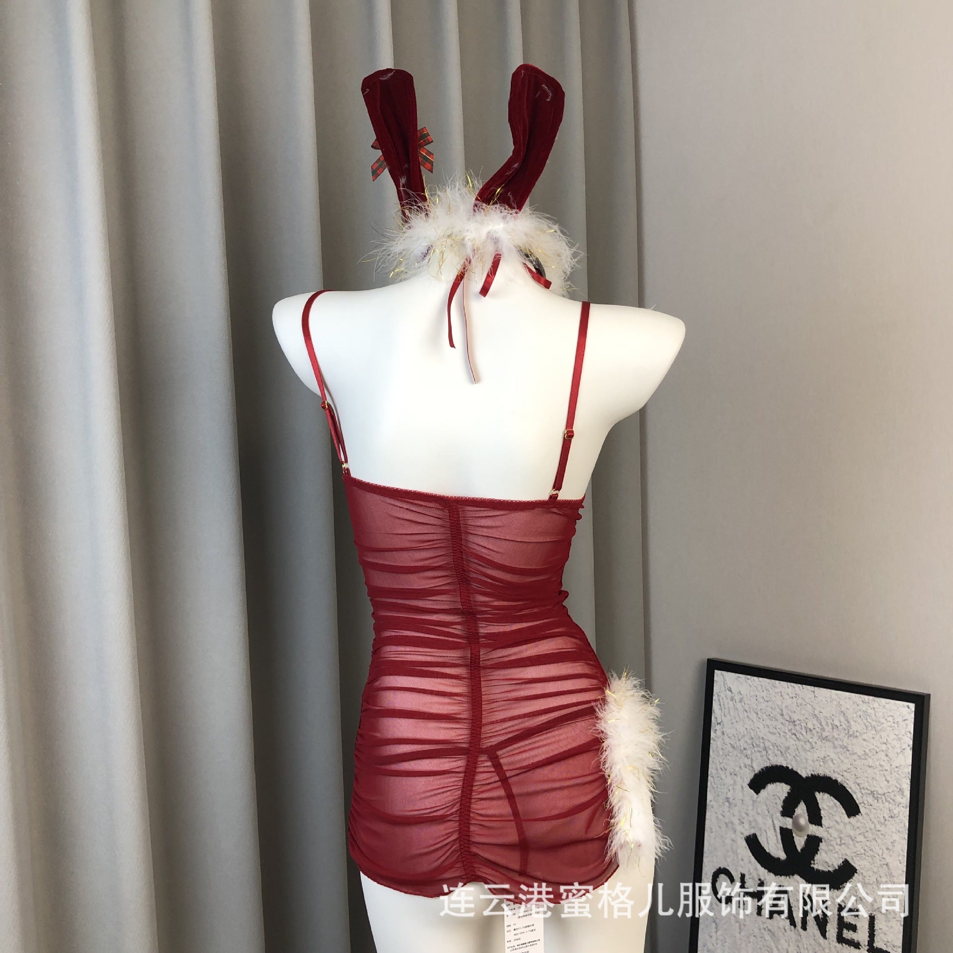 Sexy Lingerie With Chest Pad Christmas Clothes Uniform Suit