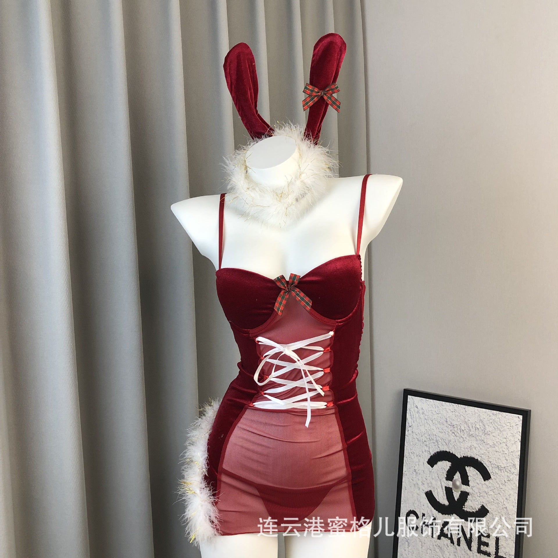 Sexy Lingerie With Chest Pad Christmas Clothes Uniform Suit