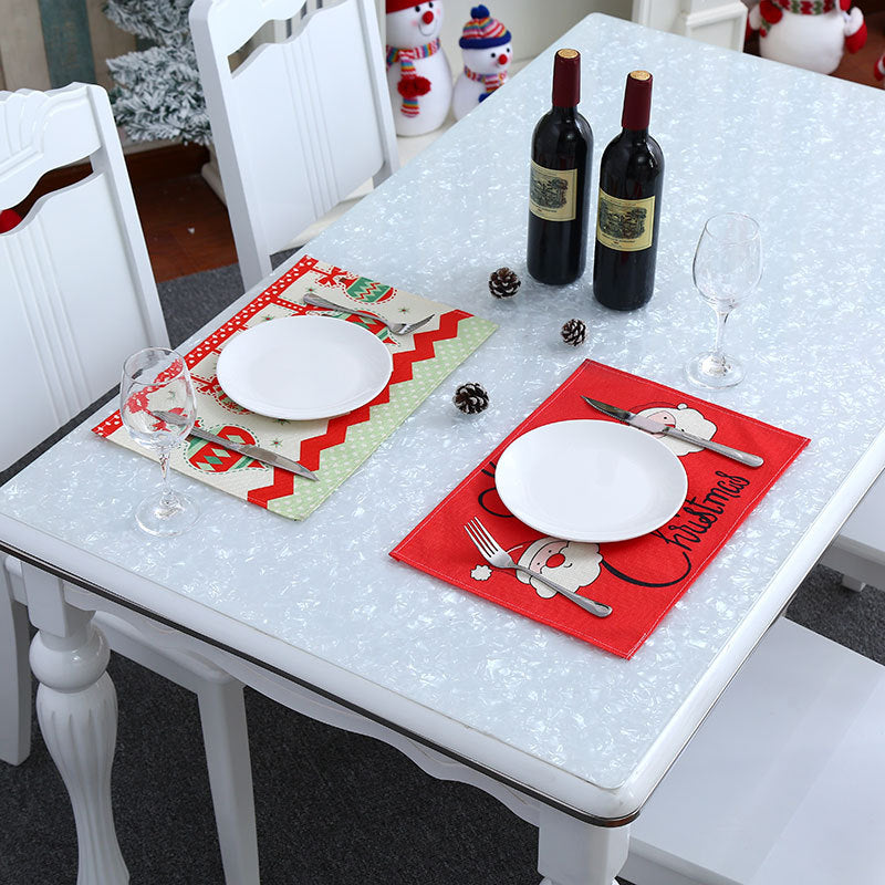 New Christmas Home Decoration Products Restaurant Hotel Table Mat Tablecloth