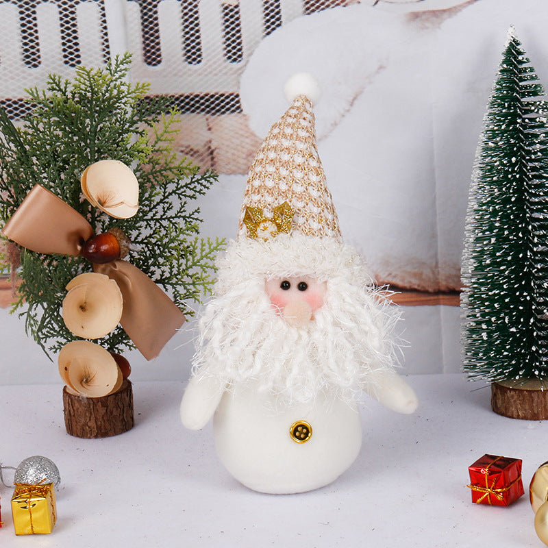 Christmas Gnome Doll Supplies Old Man Snowman Doll