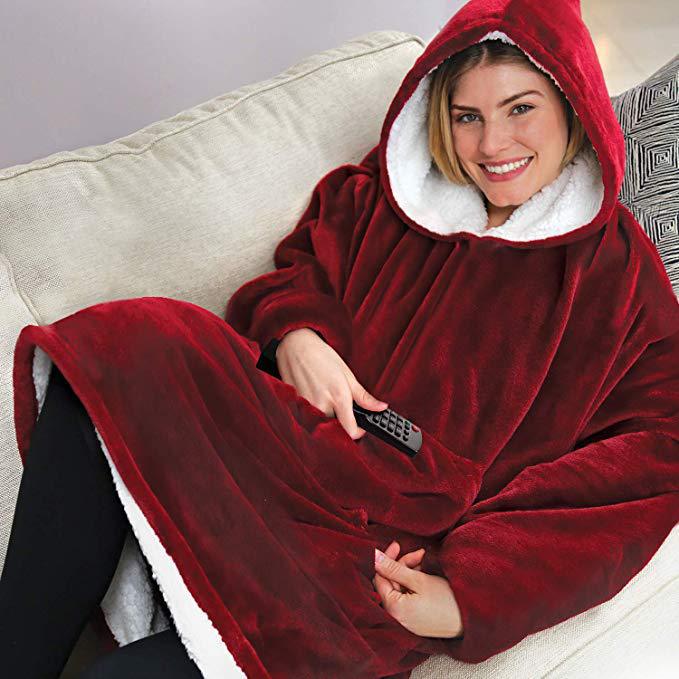 Lazy Pajamas Pullover TV Blanket Outdoor