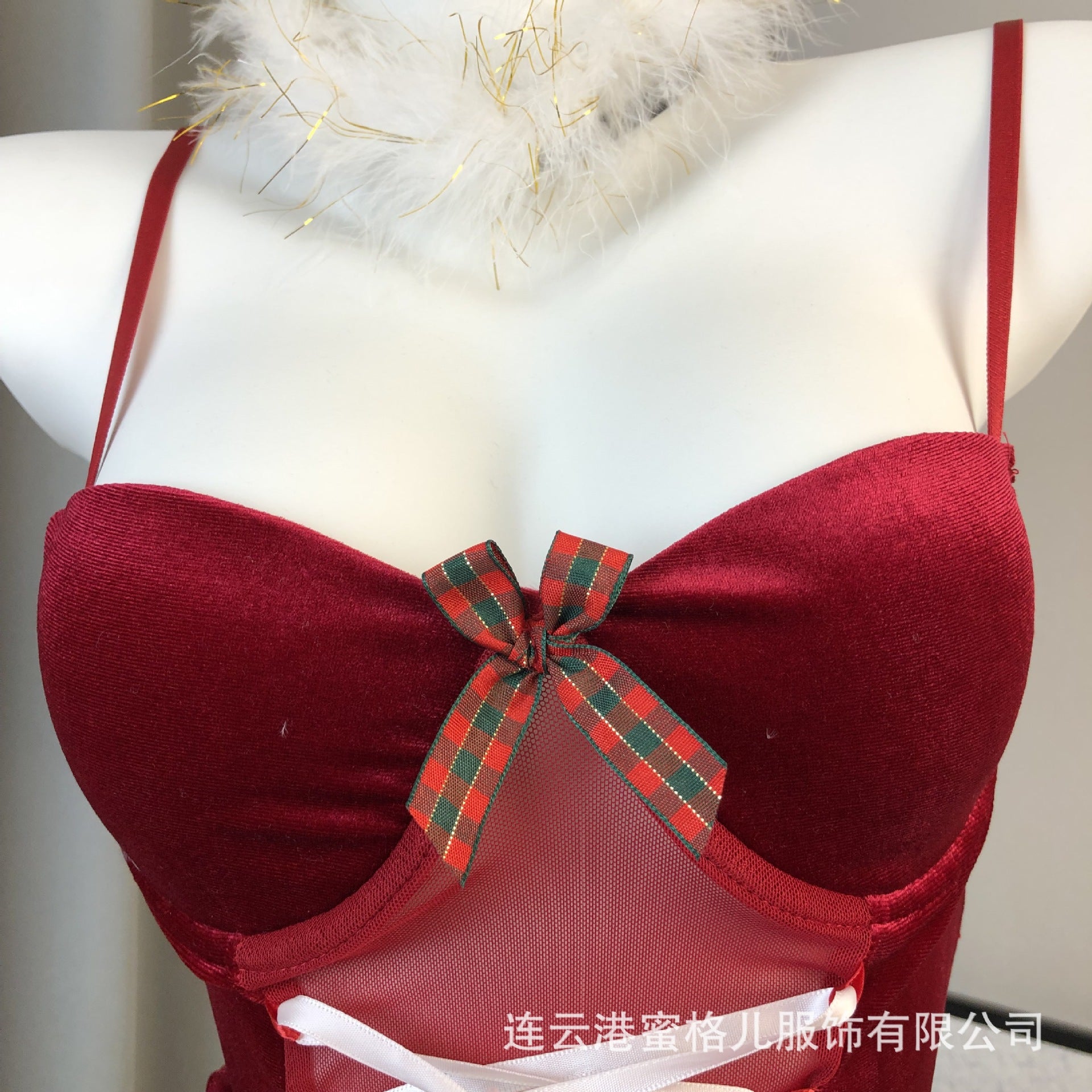 Sexy Lingerie With Chest Pad Christmas Clothes Uniform Suit