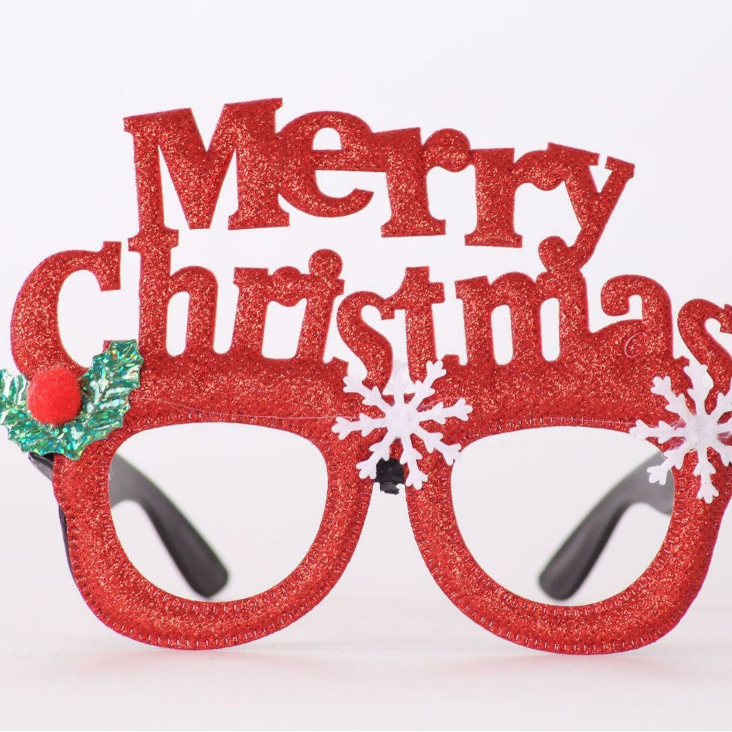 Christmas Decorations Christmas Glasses Children's Party Decoration Christmas Products Snowman Antler Glasses Frame