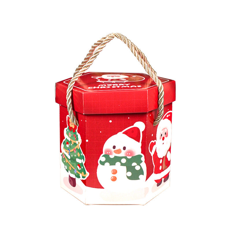 Christmas Apple Box Christmas Eve Christmas Fruit Packaging Box Christmas Candy Gift Portable Gift Box In Stock