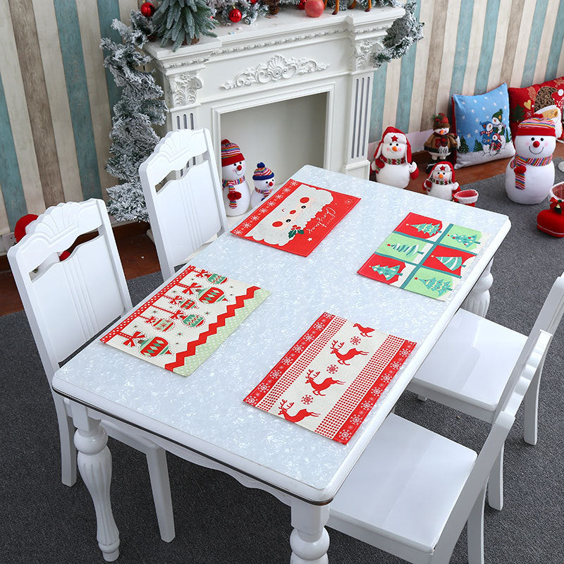 New Christmas Home Decoration Products Restaurant Hotel Table Mat Tablecloth