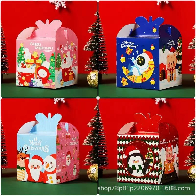 Christmas Apple Box Christmas Eve Christmas Fruit Packaging Box Christmas Candy Gift Portable Gift Box In Stock