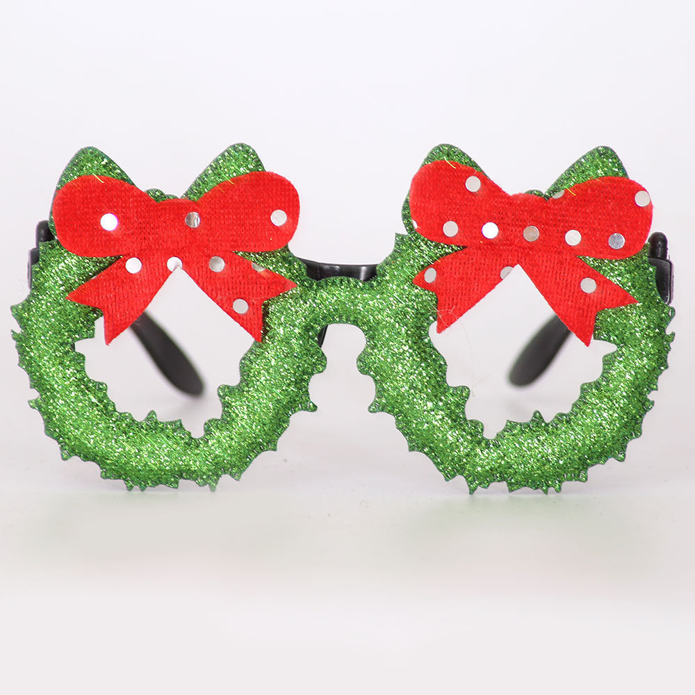 Christmas Decorations Christmas Glasses Children's Party Decoration Christmas Products Snowman Antler Glasses Frame