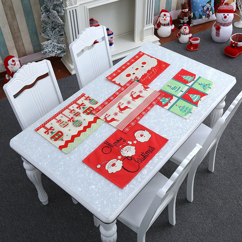 New Christmas Home Decoration Products Restaurant Hotel Table Mat Tablecloth