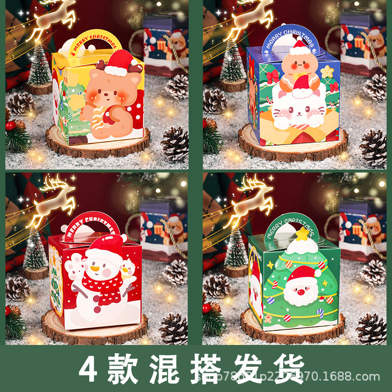 Christmas Apple Box Christmas Eve Christmas Fruit Packaging Box Christmas Candy Gift Portable Gift Box In Stock