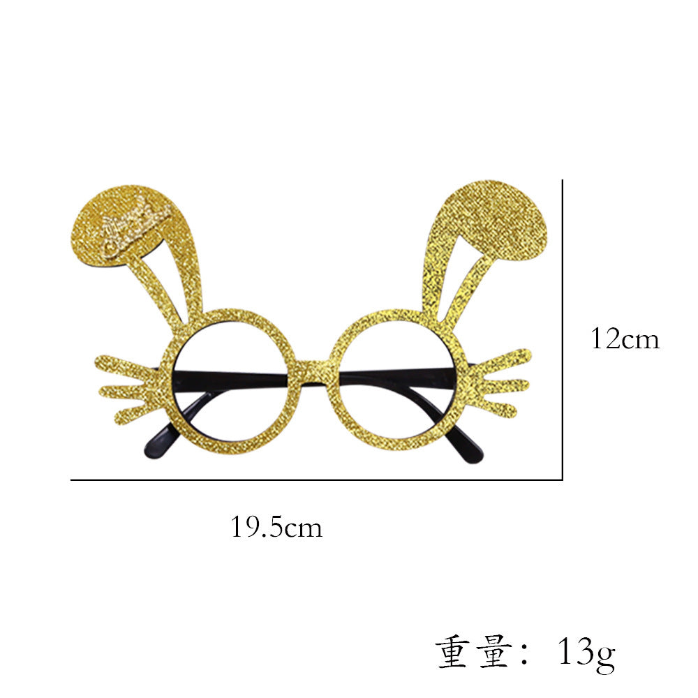 Christmas Decorations Christmas Glasses Children's Party Decoration Christmas Products Snowman Antler Glasses Frame