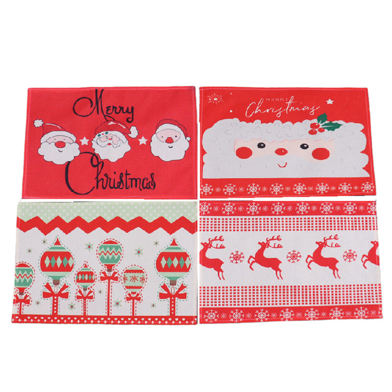 New Christmas Home Decoration Products Restaurant Hotel Table Mat Tablecloth