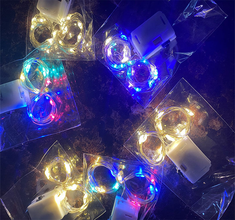 LED Copper Wire  Three-function Flashing  Christmas Holiday Valentine's Day Flower Gift Box Decoration